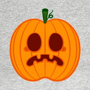 Concerned Blushing Pumpkin T-Shirt